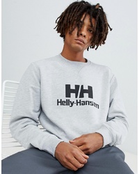 graues bedrucktes Sweatshirt von Helly Hansen