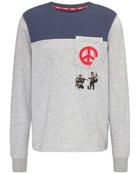 graues bedrucktes Sweatshirt von Homebase