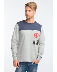 graues bedrucktes Sweatshirt von Homebase