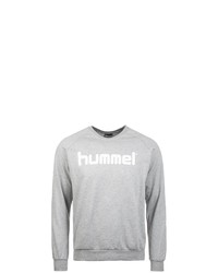 graues bedrucktes Sweatshirt von Hummel