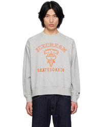 graues bedrucktes Sweatshirt von Icecream