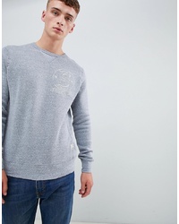 graues bedrucktes Sweatshirt von Jack & Jones