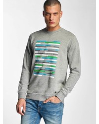 graues bedrucktes Sweatshirt von Just Rhyse