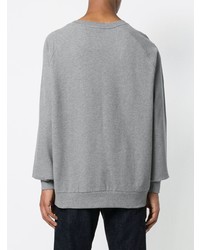 graues bedrucktes Sweatshirt von CK Calvin Klein