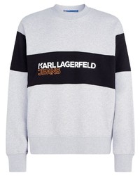 graues bedrucktes Sweatshirt von KARL LAGERFELD JEANS