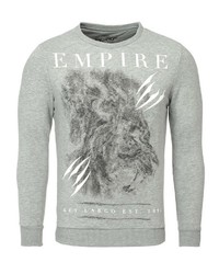 graues bedrucktes Sweatshirt von Key Largo