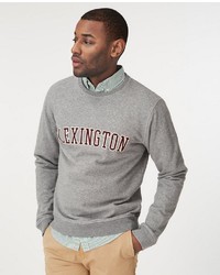 graues bedrucktes Sweatshirt von Lexington