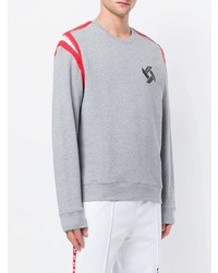 graues bedrucktes Sweatshirt von MSGM