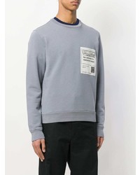 graues bedrucktes Sweatshirt von Maison Margiela