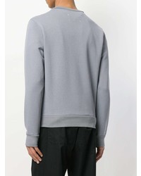 graues bedrucktes Sweatshirt von Maison Margiela