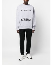 graues bedrucktes Sweatshirt von VERSACE JEANS COUTURE