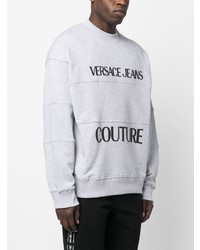 graues bedrucktes Sweatshirt von VERSACE JEANS COUTURE