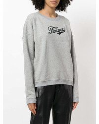 graues bedrucktes Sweatshirt von Fiorucci