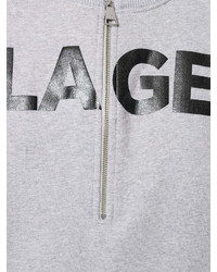 graues bedrucktes Sweatshirt von Karl Lagerfeld