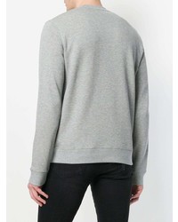 graues bedrucktes Sweatshirt von MSGM