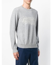 graues bedrucktes Sweatshirt von Ermenegildo Zegna