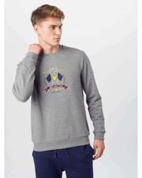 graues bedrucktes Sweatshirt von Lyle & Scott