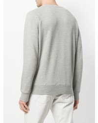 graues bedrucktes Sweatshirt von MAISON KITSUNÉ