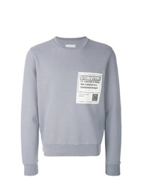 graues bedrucktes Sweatshirt von Maison Margiela