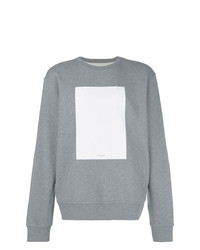 graues bedrucktes Sweatshirt von Maison Margiela