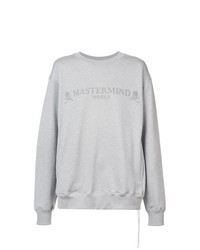graues bedrucktes Sweatshirt von Mastermind Japan