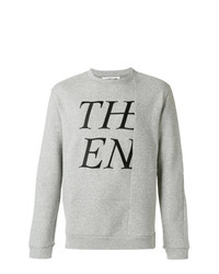 graues bedrucktes Sweatshirt von McQ Alexander McQueen