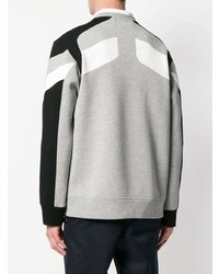 graues bedrucktes Sweatshirt von Neil Barrett