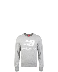 graues bedrucktes Sweatshirt von New Balance