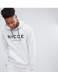 graues bedrucktes Sweatshirt von Nicce London