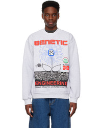 graues bedrucktes Sweatshirt von Online Ceramics