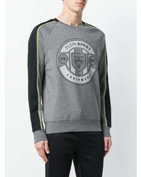 graues bedrucktes Sweatshirt von Plein Sport