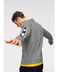 graues bedrucktes Sweatshirt von Puma