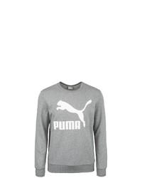 graues bedrucktes Sweatshirt von Puma