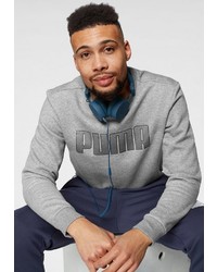 graues bedrucktes Sweatshirt von Puma