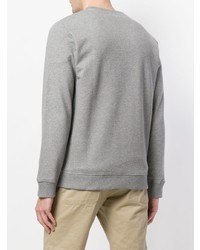 graues bedrucktes Sweatshirt von A.P.C.