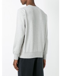 graues bedrucktes Sweatshirt von Vivienne Westwood MAN