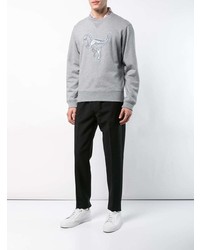 graues bedrucktes Sweatshirt von Coach