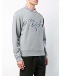 graues bedrucktes Sweatshirt von Coach