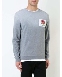 graues bedrucktes Sweatshirt von Kent & Curwen