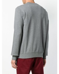 graues bedrucktes Sweatshirt von Dolce & Gabbana