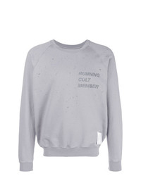 graues bedrucktes Sweatshirt von Satisfy