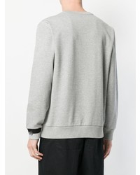 graues bedrucktes Sweatshirt von Lanvin