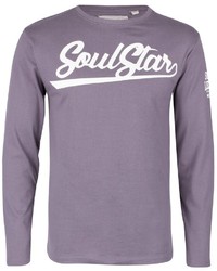 graues bedrucktes Sweatshirt von SOULSTAR