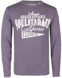 graues bedrucktes Sweatshirt von SOULSTAR