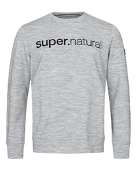 graues bedrucktes Sweatshirt von super natural