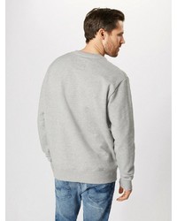 graues bedrucktes Sweatshirt von Superdry