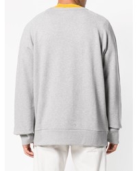 graues bedrucktes Sweatshirt von Gucci