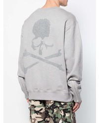 graues bedrucktes Sweatshirt von Mastermind Japan