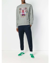 graues bedrucktes Sweatshirt von Kenzo