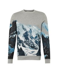 graues bedrucktes Sweatshirt von Tom Tailor